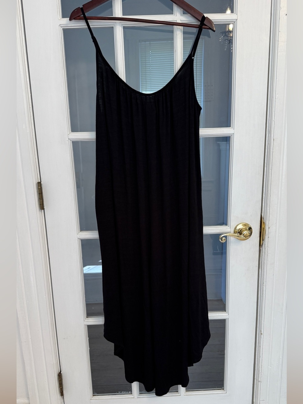 J.  VALDI Women’s Black Sleeveless Scoop Neck Wide Leg Jumpsuit Size L